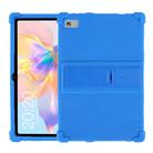 For Teclast P40 HD Shockproof Silicone Tablet Protective Case with Holder(Blue) - 1