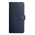 For Honor X9c Smart HT02 Genuine Leather Fingerprint-proof Flip Phone Case(Blue) - 2