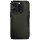 For iPhone 15 Pro Anti-slip Edge Fog Feel Phone Case(Black) - 1