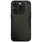 For iPhone 12 Pro Anti-slip Edge Fog Feel Phone Case(Black) - 1