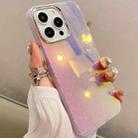 For iPhone 13 Pro Max Mirror Glitter IMD Phone Case(Silver) - 1