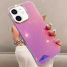 For iPhone 12 Mirror Glitter IMD Phone Case(Pink) - 1