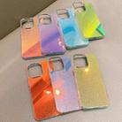 For iPhone XR Mirror Glitter IMD Phone Case(Green) - 2