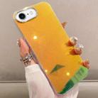 For iPhone SE 2022 / 2020 / 8 / 7 Mirror Glitter IMD Phone Case(Yellow) - 1