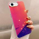 For iPhone SE 2022 / 2020 / 8 / 7 Mirror Glitter IMD Phone Case(Purple) - 1