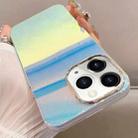 For iPhone 11 Pro Max Mirror Glitter IMD Phone Case(Blue) - 1