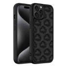 For iPhone 15 Pro Max 3D Cloud Pattern TPU Phone Case(Black) - 1