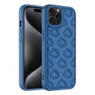 For iPhone 15 Pro Max 3D Cloud Pattern TPU Phone Case(Dark Blue) - 1