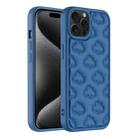 For iPhone 15 Pro 3D Cloud Pattern TPU Phone Case(Dark Blue) - 1