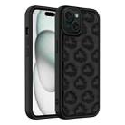 For iPhone 15 3D Cloud Pattern TPU Phone Case(Black) - 1