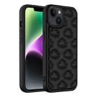 For iPhone 14 Plus 3D Cloud Pattern TPU Phone Case(Black) - 1