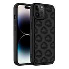 For iPhone 14 Pro 3D Cloud Pattern TPU Phone Case(Black) - 1