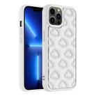 For iPhone 13 Pro 3D Cloud Pattern TPU Phone Case(White) - 1