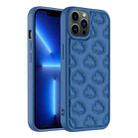 For iPhone 13 Pro 3D Cloud Pattern TPU Phone Case(Dark Blue) - 1