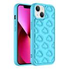 For iPhone 13 3D Cloud Pattern TPU Phone Case(Blue) - 1