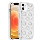 For iPhone 12 3D Cloud Pattern TPU Phone Case(White) - 1