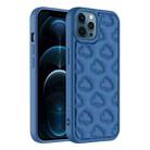 For iPhone 12 Pro Max 3D Cloud Pattern TPU Phone Case(Dark Blue) - 1