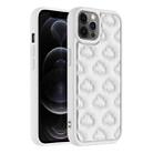 For iPhone 12 Pro 3D Cloud Pattern TPU Phone Case(White) - 1