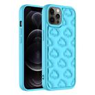 For iPhone 12 Pro 3D Cloud Pattern TPU Phone Case(Blue) - 1