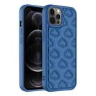 For iPhone 12 Pro 3D Cloud Pattern TPU Phone Case(Dark Blue) - 1