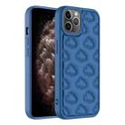 For iPhone 11 Pro Max 3D Cloud Pattern TPU Phone Case(Dark Blue) - 1