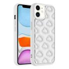 For iPhone 11 3D Cloud Pattern TPU Phone Case(White) - 1