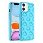 For iPhone 11 3D Cloud Pattern TPU Phone Case(Blue) - 1