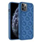 For iPhone 11 Pro 3D Cloud Pattern TPU Phone Case(Dark Blue) - 1