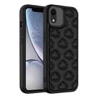 For iPhone XR 3D Cloud Pattern TPU Phone Case(Black) - 1