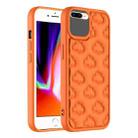 For iPhone 8 Plus / 7 Plus 3D Cloud Pattern TPU Phone Case(Orange) - 1