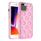 For iPhone 8 Plus / 7 Plus 3D Cloud Pattern TPU Phone Case(Pink) - 1