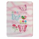 For iPad Pro 12.9 2022 / 2021 / 2020 Painted Magnetic Split Leather Tablet Case(Butterflies) - 1