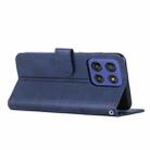 For Motorola Moto G Stylus 5G 2025 Stitching Calf Texture Buckle Leather Phone Case(Blue) - 3
