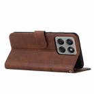 For Motorola Edge 60 Pro Stitching Calf Texture Buckle Leather Phone Case(Brown) - 3