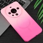 For Huawei Mate 60 Liquid TPU Silicone Gradient MagSafe Phone Case(Pink Red) - 2