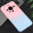 For Huawei Mate 60 Pro / 60 Pro+ Liquid TPU Silicone Gradient MagSafe Phone Case(Pink Blue) - 2