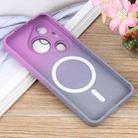 For Huawei Pura 70 Pro Liquid TPU Silicone Gradient MagSafe Phone Case(Purple Grey) - 3