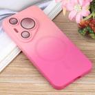 For Huawei Pura 70 Pro Liquid TPU Silicone Gradient MagSafe Phone Case(Pink Red) - 2