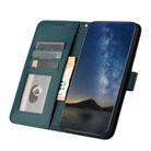 For Honor 90 Pro Datura Flower Embossed Flip Leather Phone Case(Dark Green) - 3