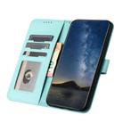 For Honor X50 Datura Flower Embossed Flip Leather Phone Case(Light blue) - 3
