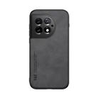 For OnePlus Ace 2 Pro Skin Feel Magnetic Leather Back Phone Case(Dark Grey) - 2