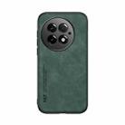 For OnePlus 13 Skin Feel Magnetic Leather Back Phone Case(Green) - 2