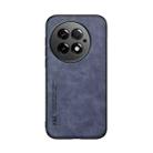 For OnePlus 13 Skin Feel Magnetic Leather Back Phone Case(Blue) - 2