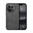 For OnePlus Ace 5 Skin Feel Magnetic Leather Back Phone Case(Dark Grey) - 1