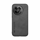 For OnePlus Ace 5 Skin Feel Magnetic Leather Back Phone Case(Dark Grey) - 2