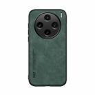 For vivo X100s Skin Feel Magnetic Leather Back Phone Case(Green) - 2