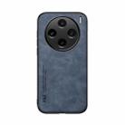 For vivo X100s Skin Feel Magnetic Leather Back Phone Case(Blue) - 2