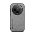 For vivo Y300 Pro Skin Feel Magnetic Leather Back Phone Case(Light Grey) - 2