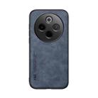 For vivo Y300 Pro Skin Feel Magnetic Leather Back Phone Case(Blue) - 2