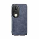 For vivo S20 Pro Skin Feel Magnetic Leather Back Phone Case(Blue) - 2